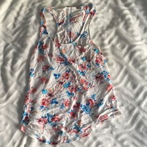 floral racerback tank top